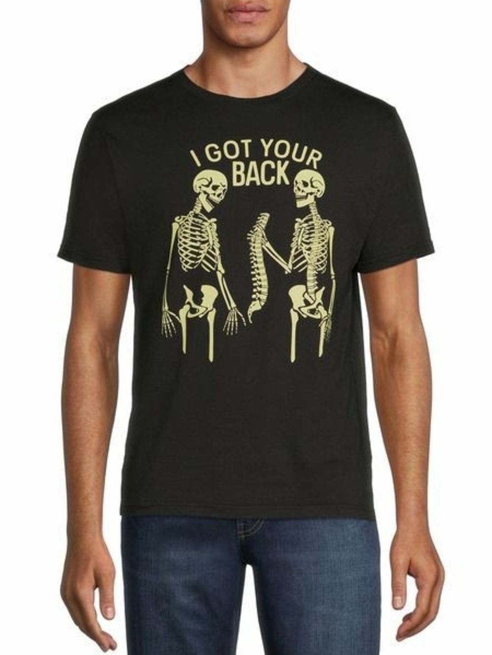 Way To Celebrate Halloween "I Got Your Back" Skeleton Tee